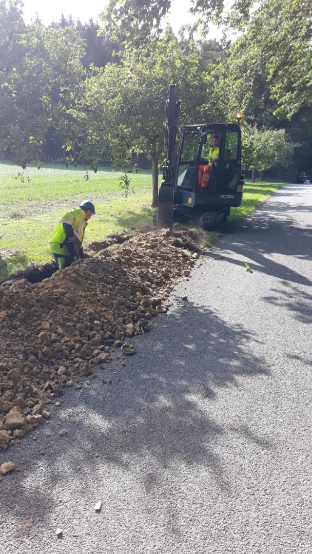 Baubeginn für den Breitbandausbau in Minden-Lübbecke